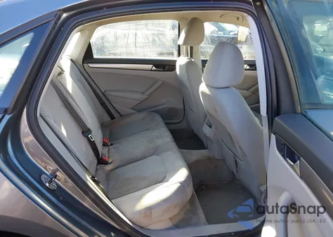 2012 Volkswagen Passat 2.5L S from USA, damaged, VIN 1VWAP7A38CC061856